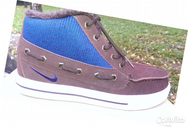 Nike зимние осенние на меху Новые Высокие 40*44
