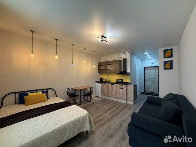 

Квартира-студия, 35 м², 2 кровати