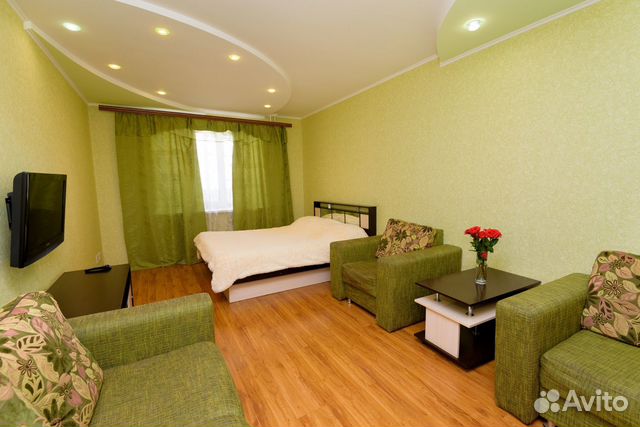 

1-к. квартира, 55 м², 2 кровати