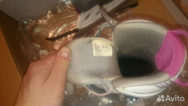 Коньки детские, раздвижные, Fila. Р-р 29-32 Коньки детские, раздвижные, Fila. Р-р 29-32