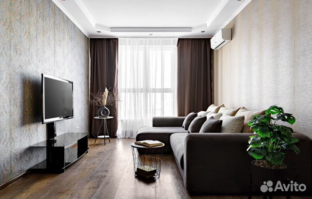 

1-к. квартира, 40 м², 2 кровати