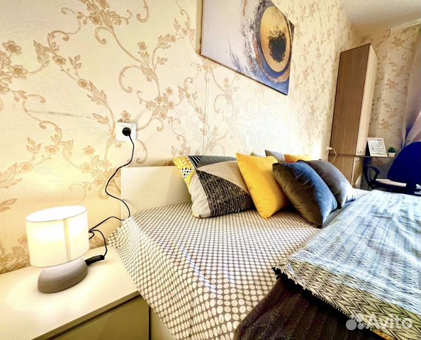 

1-к. квартира, 44 м², 2 кровати