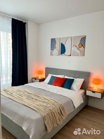 

1-к. квартира, 34 м², 2 кровати