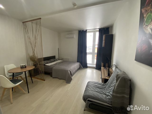 

Квартира-студия, 28 м², 2 кровати