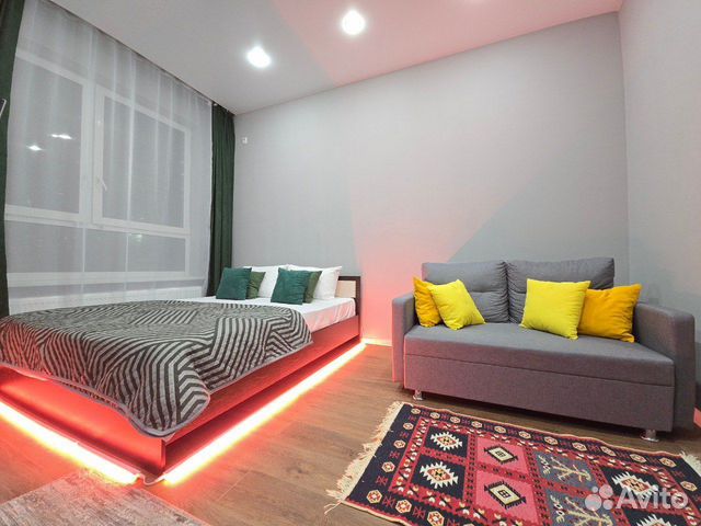 

Квартира-студия, 28 м², 2 кровати