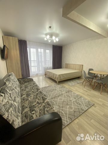 

Квартира-студия, 37 м², 2 кровати