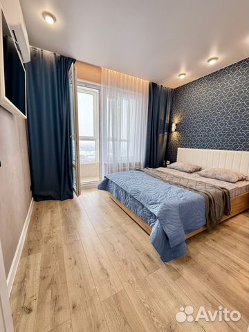 

1-к. квартира, 45 м², 2 кровати