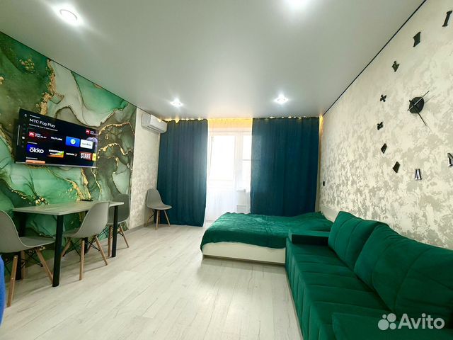 

Квартира-студия, 33 м², 2 кровати