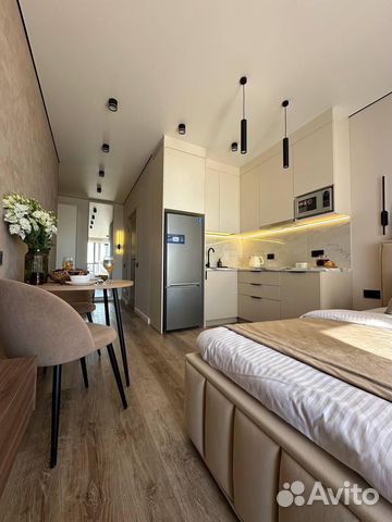 

Квартира-студия, 30 м², 1 кровать