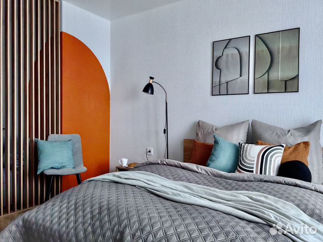

Квартира-студия, 35 м², 2 кровати