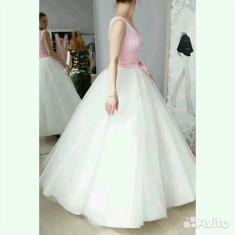 Воздушная юбка для свадебного платья-трансформера