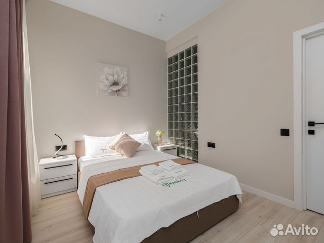 

1-к. квартира, 44 м², 2 кровати