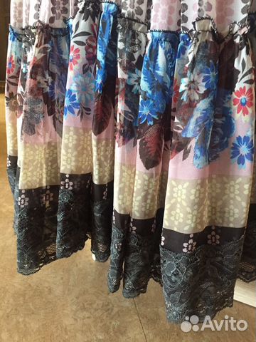 Летнее шифоновое платье