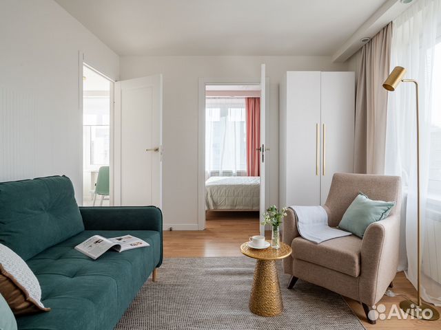 

2-к. квартира, 46 м², 3 кровати
