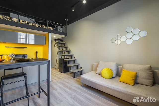 

Квартира-студия, 25 м², 2 кровати