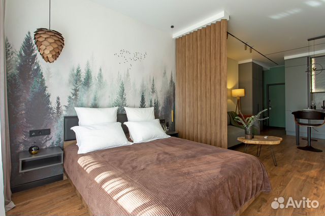 

Квартира-студия, 27 м², 2 кровати