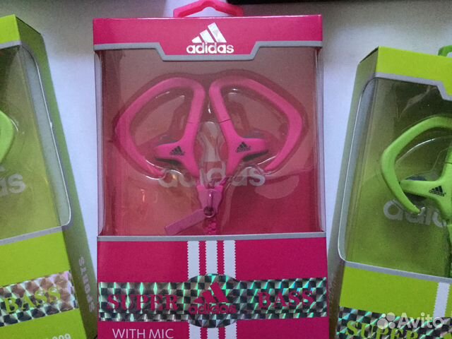 Наушники Adidas на молнии с поворотным креплением