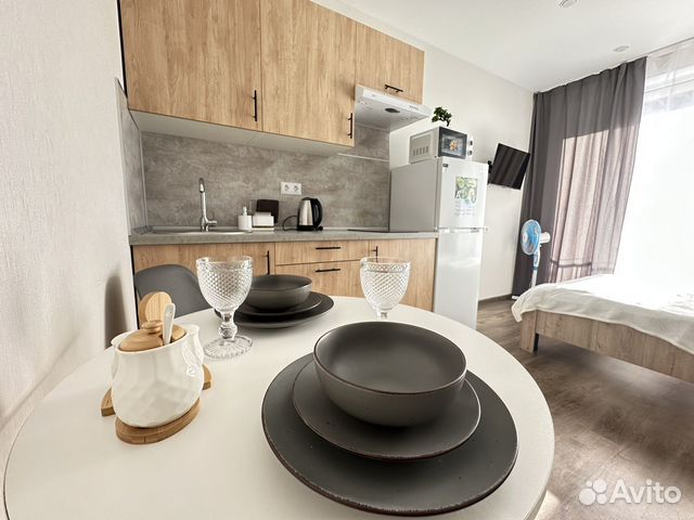 

Квартира-студия, 23 м², 2 кровати
