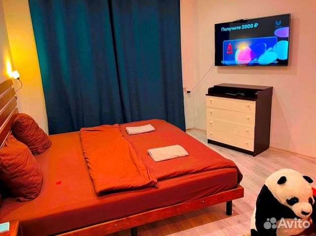 

Квартира-студия, 28 м², 2 кровати