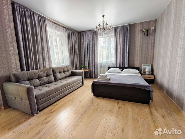 

1-к. квартира, 46 м², 3 кровати