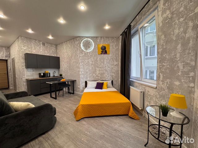 

Квартира-студия, 29 м², 2 кровати
