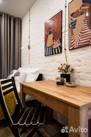 

Квартира-студия, 10 м², 1 кровать