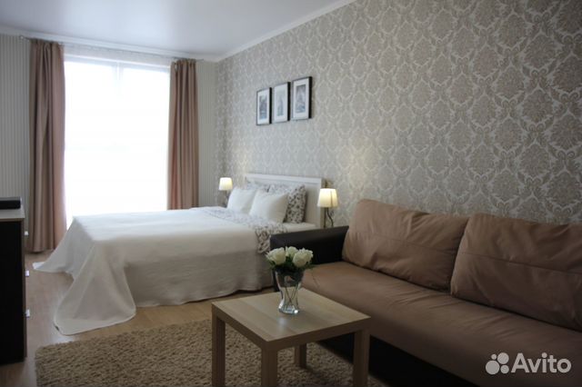 

1-к. квартира, 40 м², 2 кровати