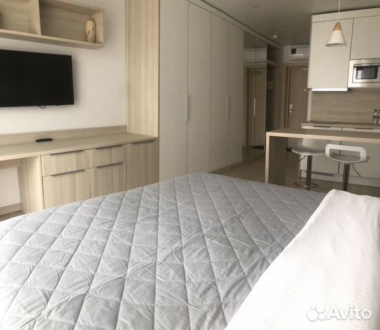 

Квартира-студия, 28,5 м², 1 кровать
