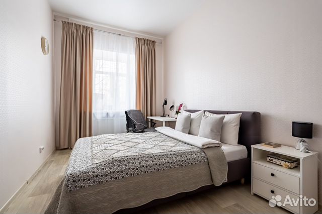 

1-к. квартира, 45 м², 3 кровати