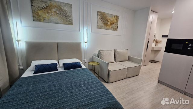 

Квартира-студия, 28 м², 2 кровати