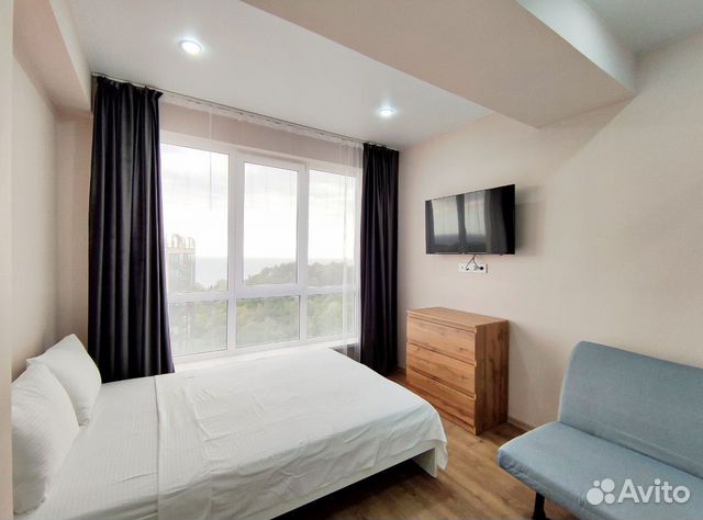 

Квартира-студия, 40 м², 2 кровати