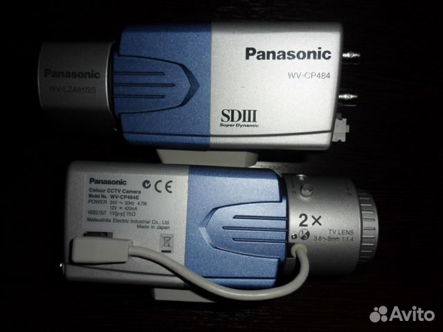 Видеокамера Panasonic WV-CP484E. 3 шт.(в наличии)