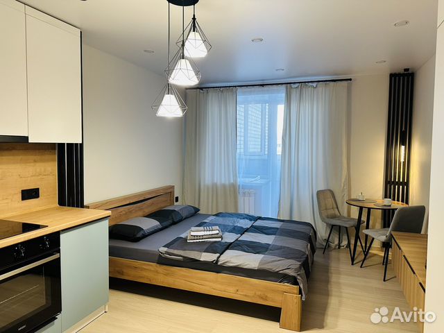 

Квартира-студия, 28 м², 1 кровать