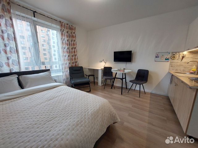 

Квартира-студия, 23 м², 2 кровати