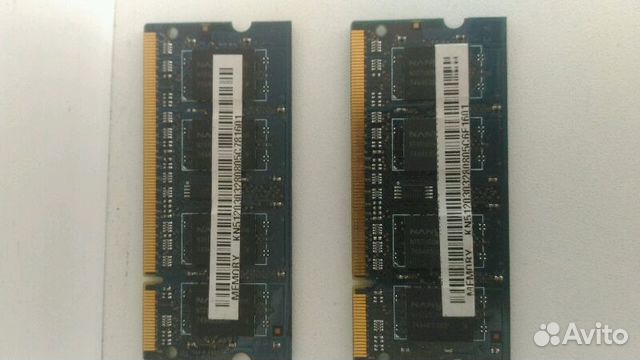 Модули памяти DDR2 512*2