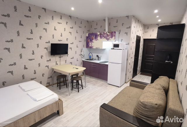 

Квартира-студия, 27 м², 2 кровати