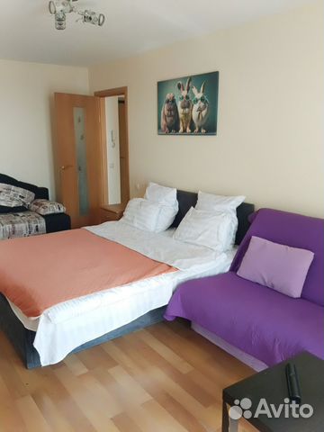 

1-к. квартира, 34 м², 3 кровати