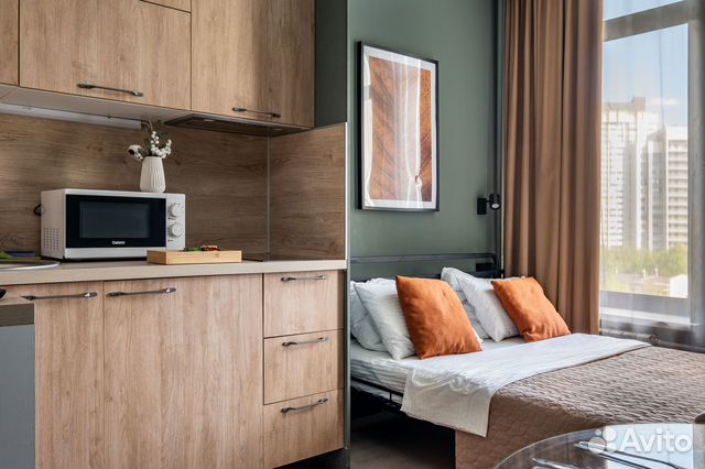 

Квартира-студия, 18 м², 1 кровать