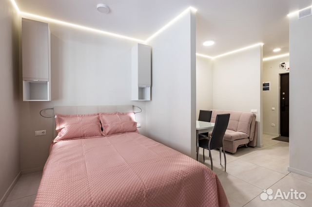 

Квартира-студия, 27 м², 2 кровати
