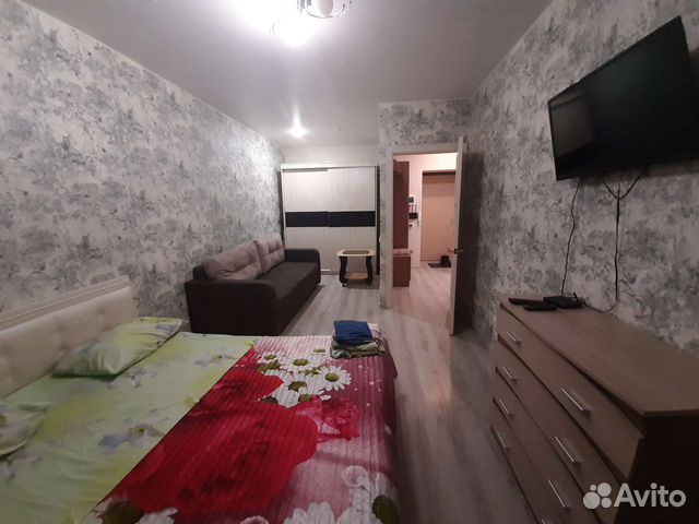 

1-к. квартира, 39 м², 3 кровати