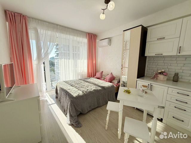 

Квартира-студия, 24 м², 2 кровати