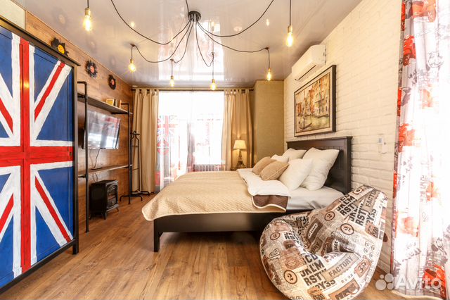 

Квартира-студия, 34 м², 1 кровать