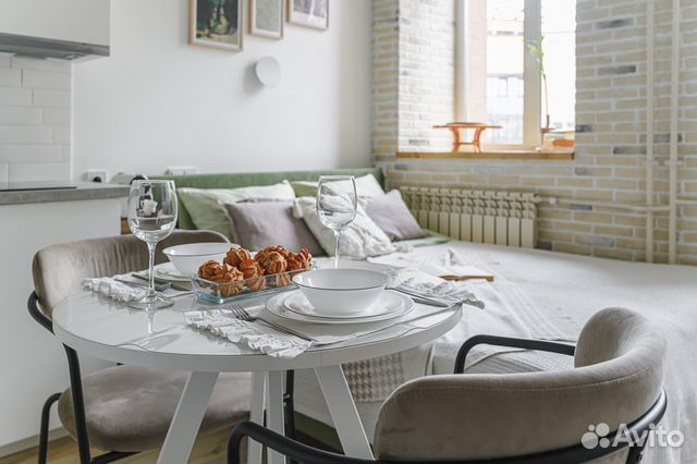 

Квартира-студия, 23 м², 2 кровати