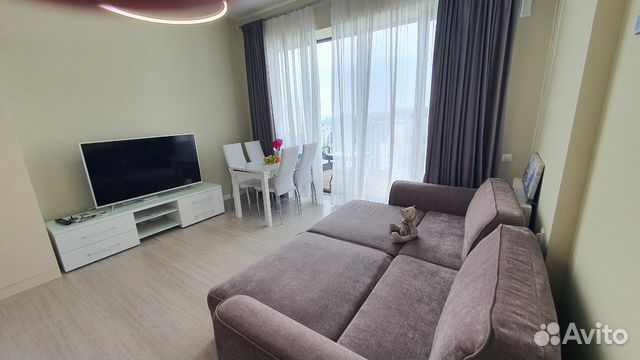 

1-к. квартира, 54 м², 2 кровати