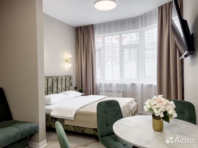 

Квартира-студия, 30 м², 2 кровати