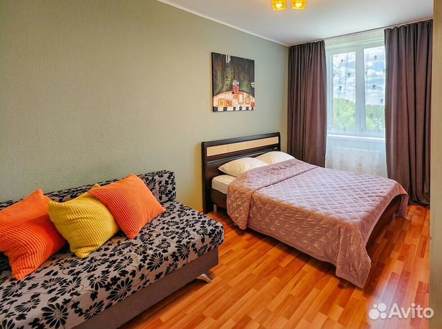 

1-к. квартира, 40 м², 3 кровати