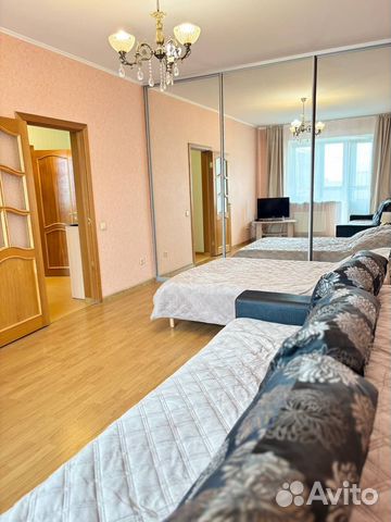

1-к. квартира, 48 м², 2 кровати