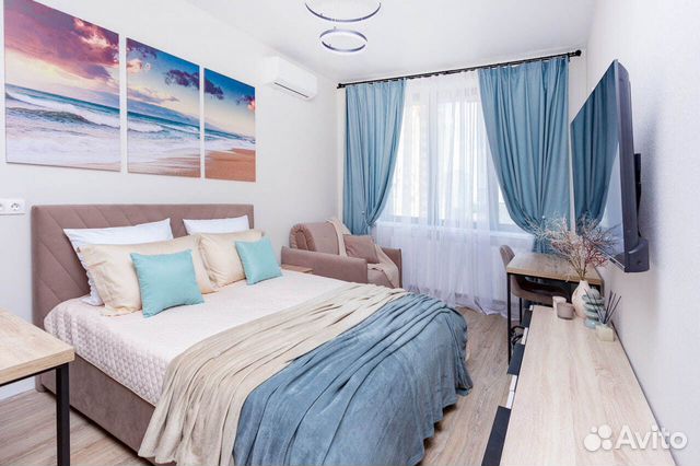 

Квартира-студия, 25,5 м², 2 кровати
