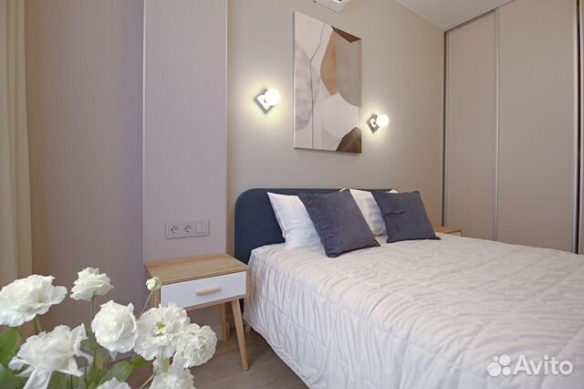 

1-к. квартира, 38 м², 2 кровати