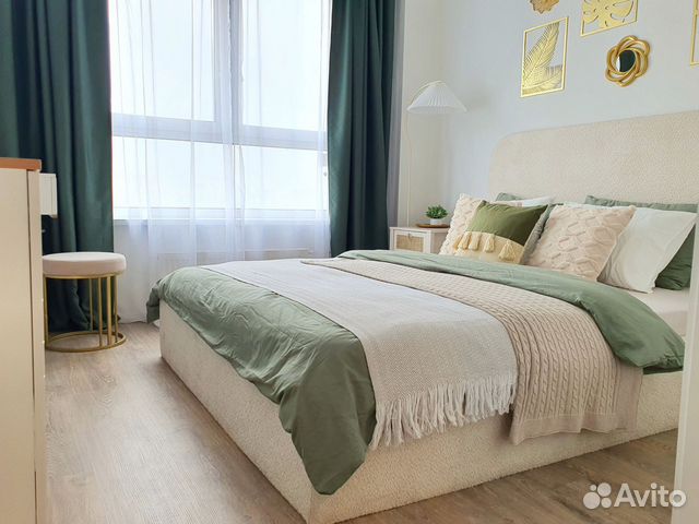 

1-к. квартира, 40 м², 2 кровати